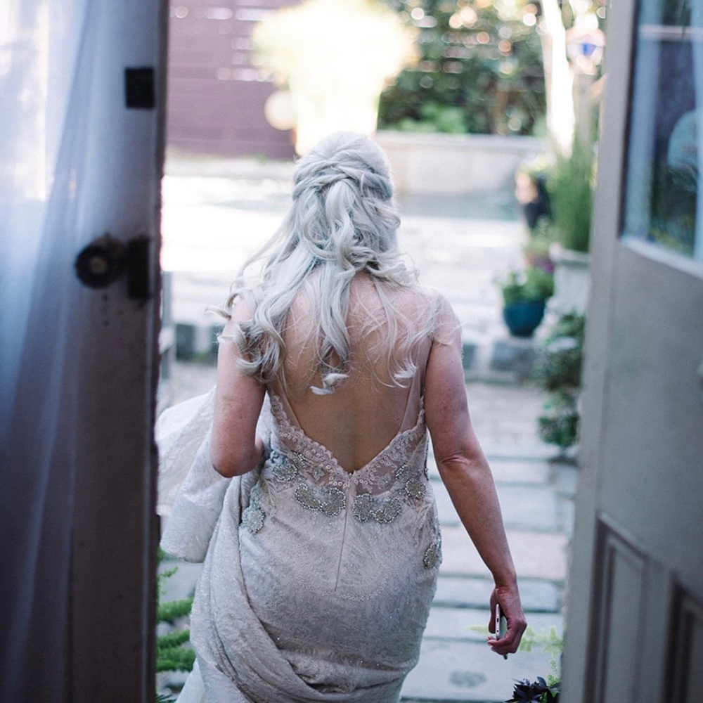 Lazaro Wedding Dress Style #3715 - Picture 4 of 8